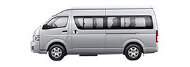TOYOTA Hiace Bus 16P sideview